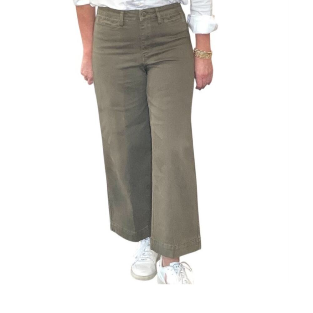 O A T New York 10/30 wide leg crop ankle pant P3 3315